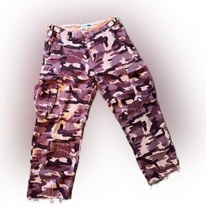 Fashion Nova Camo Cargos with Adjustable Waist